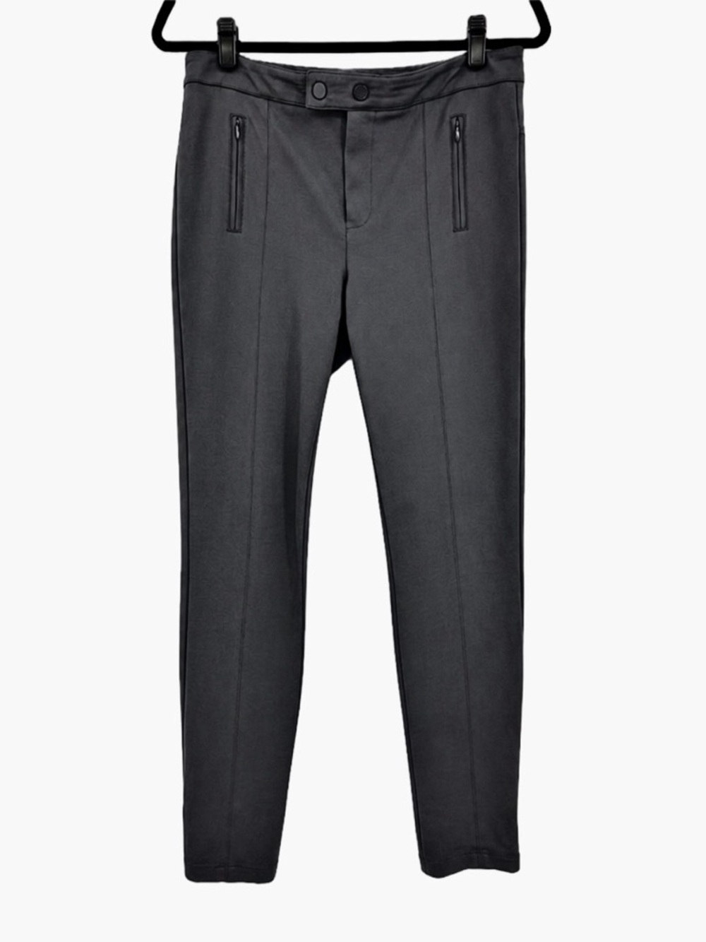 Vince Ponte Knit Skinny Pants Size 10 Charcoal Gray Work Pants